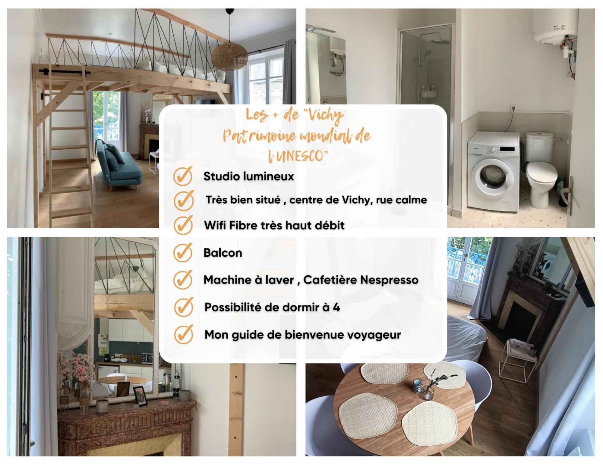 Studio Vichy Patrimoine Mondial Villa Marie Celine Exteriér fotografie
